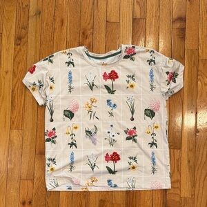 Tuckernuck Womens Floral Short Sleeve Active Tee